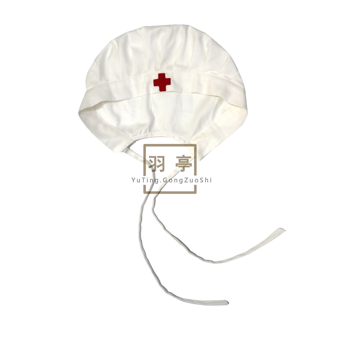 羽亭推荐看护妇护士帽十字影视道具剧组服饰   Yuting‑Recommended Nurse Cap with Cross, Movie & TV Prop, Crew Costume