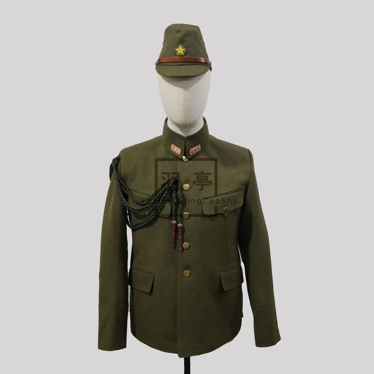旧日本陆军九八式制服影视道具主角量身订制Custom Bespoke IJA Type 98 Uniform Replica, WWII Japanese Army Military Costume for Movie, Theater & Cosplay Prop