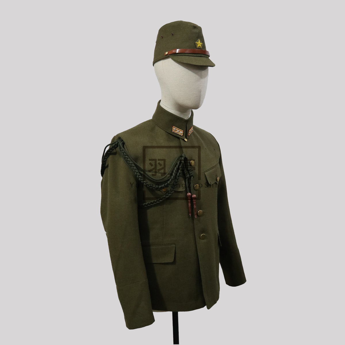 旧日本陆军九八式制服影视道具主角量身订制Custom Bespoke IJA Type 98 Uniform Replica, WWII Japanese Army Military Costume for Movie, Theater & Cosplay Prop