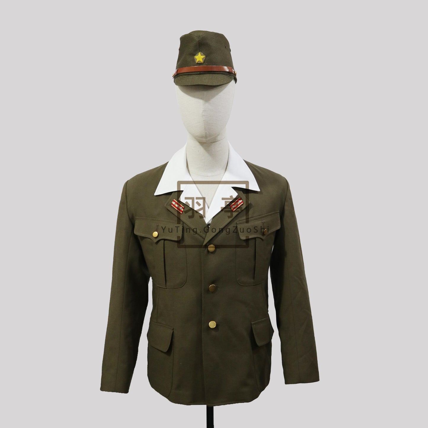 旧日本陆军将校防暑衣WWII IJA Officer's Summer Service Tunic