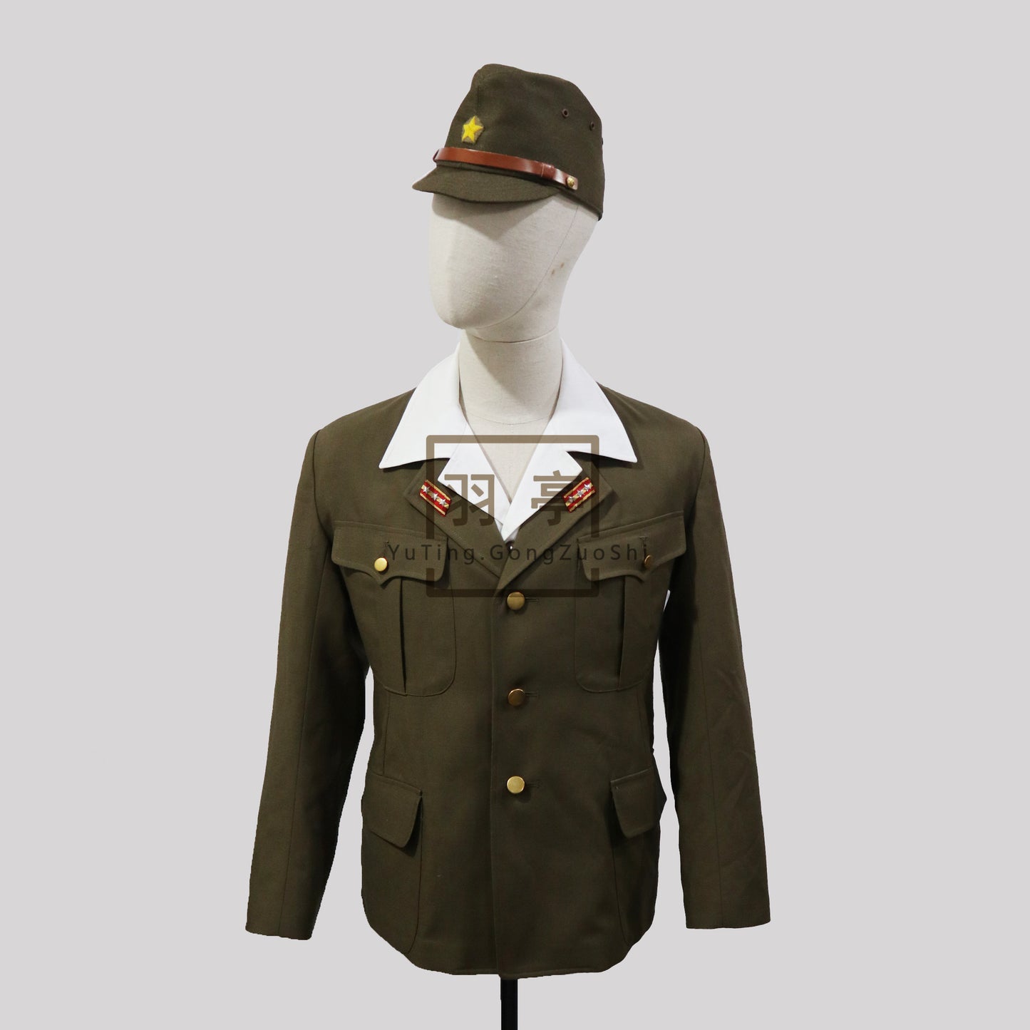 旧日本陆军将校防暑衣WWII IJA Officer's Summer Service Tunic