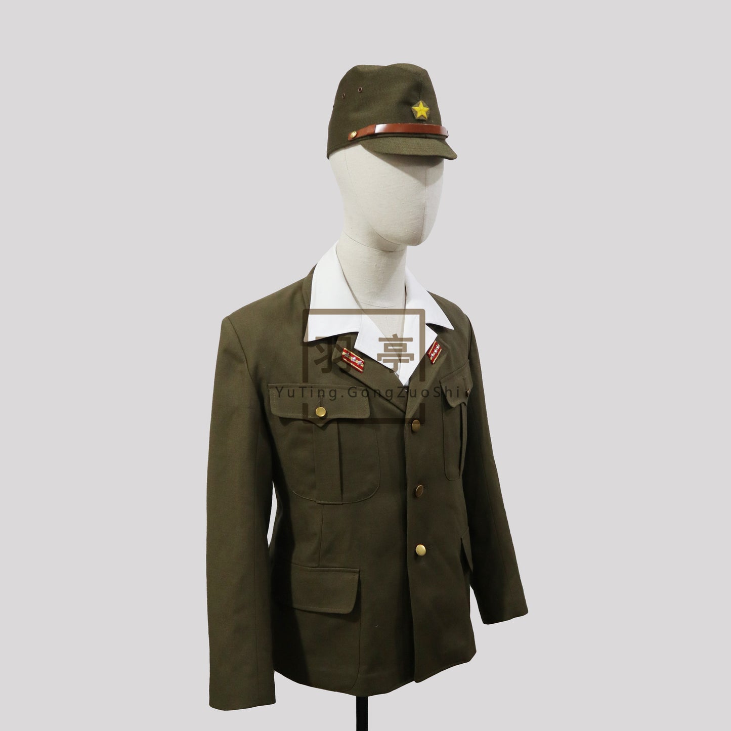 旧日本陆军将校防暑衣WWII IJA Officer's Summer Service Tunic