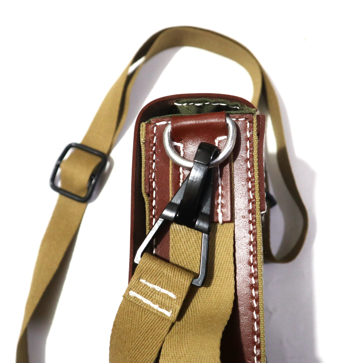旧日本陆军九六式九九式轻机枪弹匣囊甲型弹仓囊复刻品`WWII Japanese Type 96 / Type 99 LMG Magazine Pouch Replica, Canvas & Leather Historical Reenactment Gear`