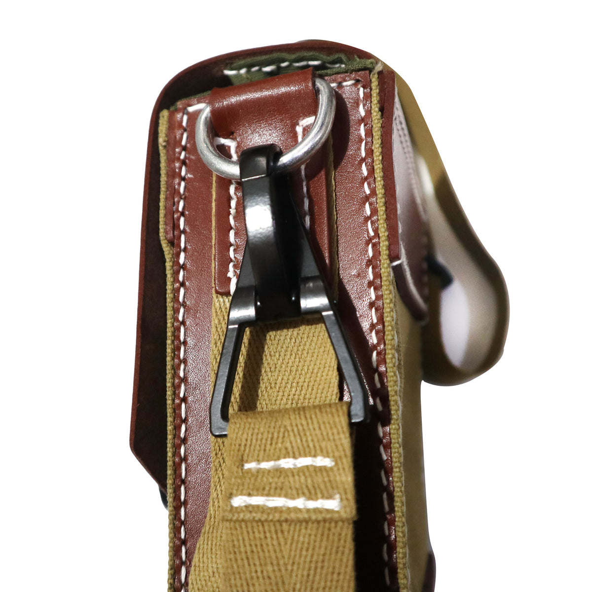 旧日本陆军九六式九九式轻机枪弹匣囊甲型弹仓囊复刻品`WWII Japanese Type 96 / Type 99 LMG Magazine Pouch Replica, Canvas & Leather Historical Reenactment Gear`