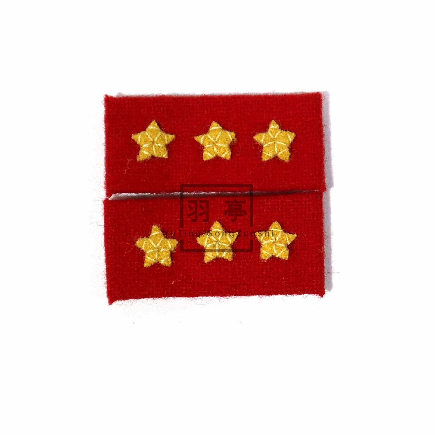 高品质电影道具旧日本九八式襟章High-Quality Movie Prop · Imperial Japanese Army Type 98 Collar Insignia