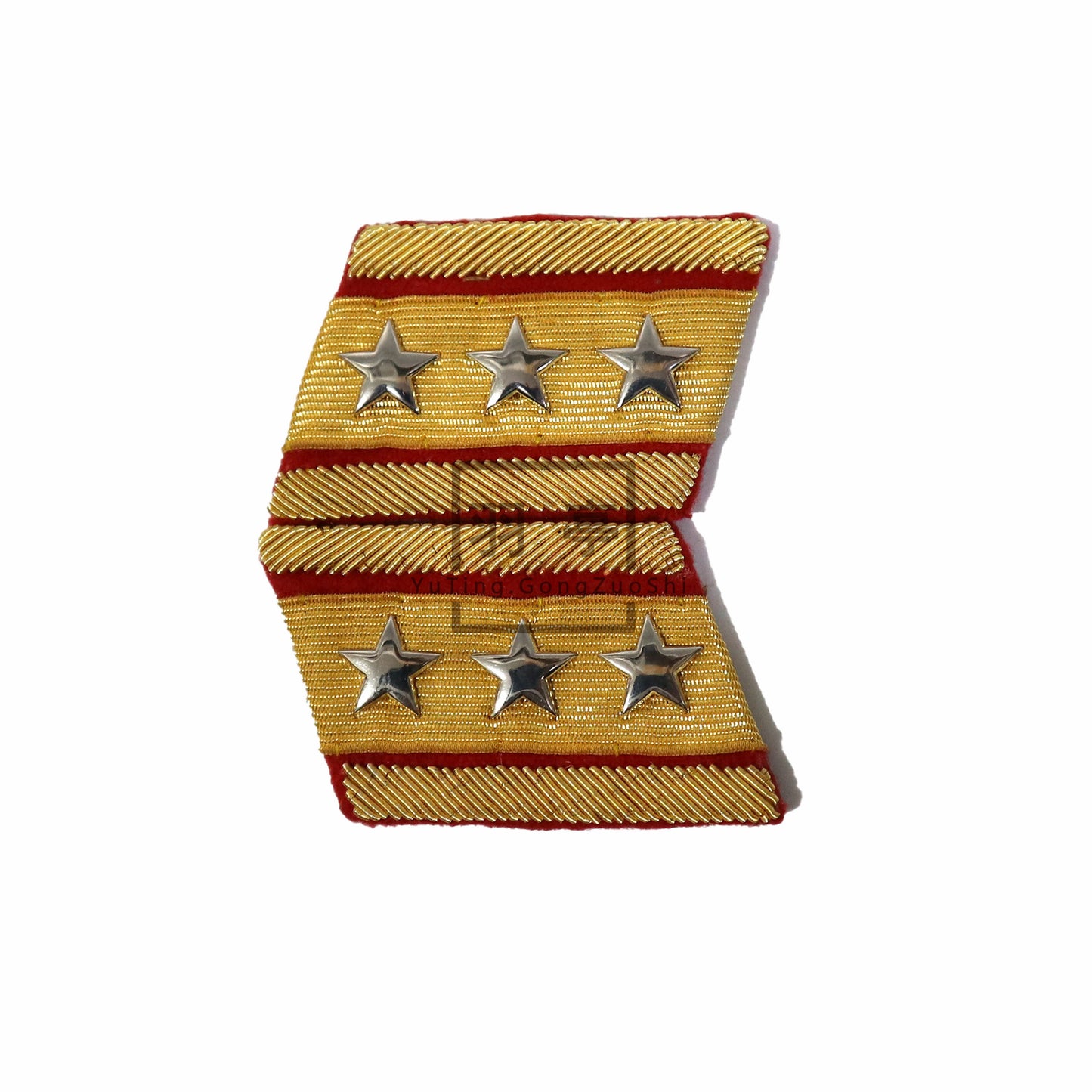 旧日本陆军三式襟章阶级章Type 3 Collar Insignia, Rank Badge of the Imperial Japanese Army1