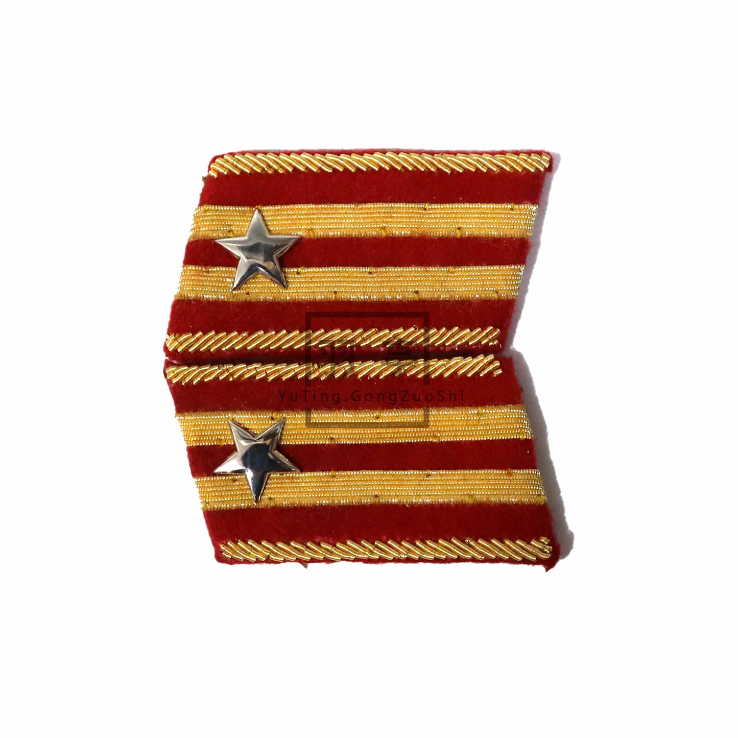 旧日本陆军三式襟章阶级章Type 3 Collar Insignia, Rank Badge of the Imperial Japanese Army1