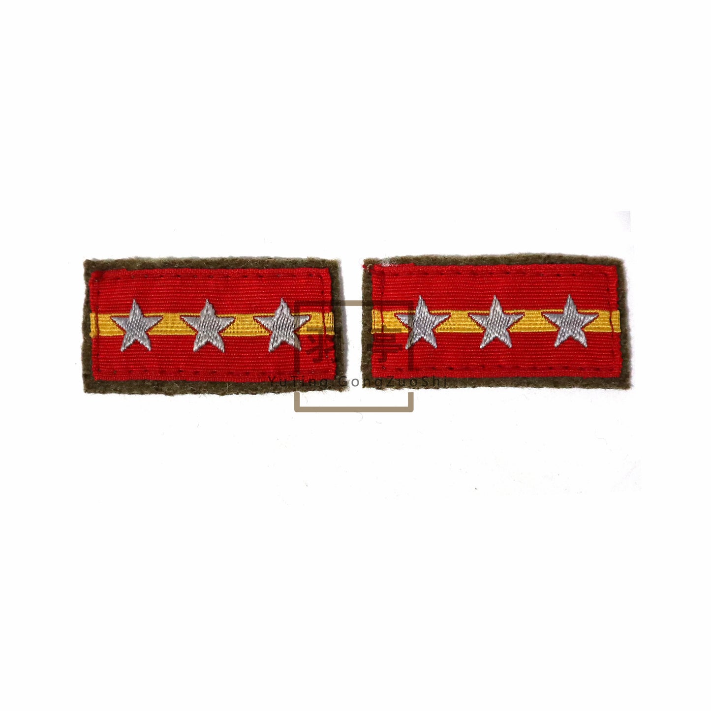 旧日本陆军ija三式领章ype 3 Collar Tabs of the Imperial Japanese Army
