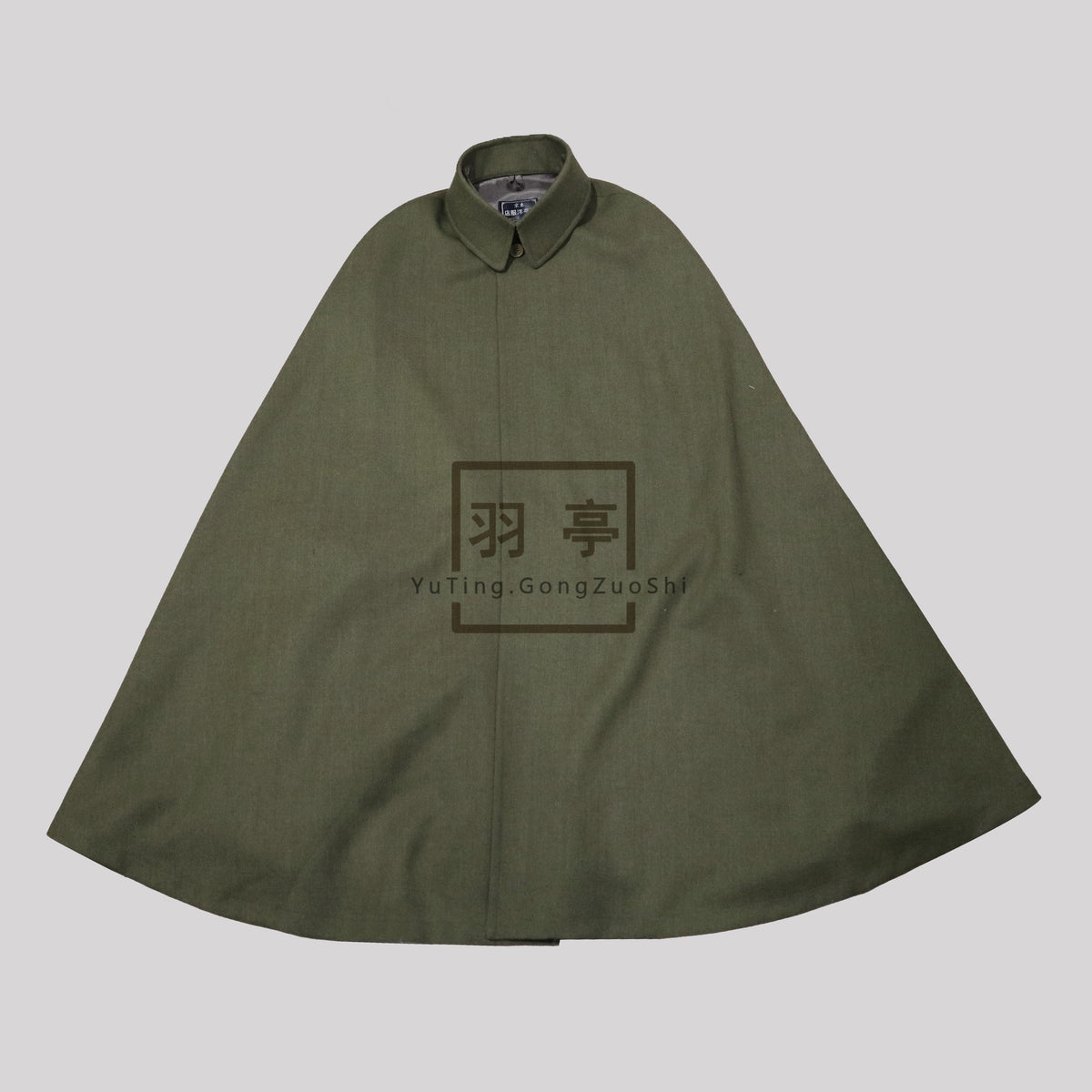 旧日本陆军将校斗篷影视道具WW2 IJA Imperial Japanese Army Officer Cape Cloak Replica, Historical Reenactment, Movie Prop & Stage Performance Costume