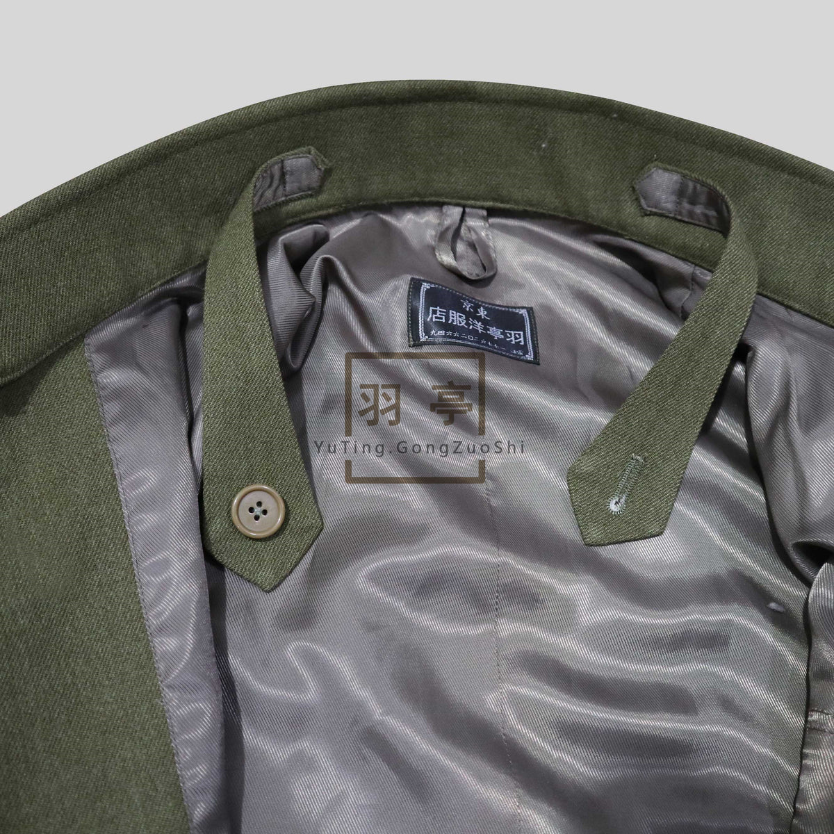 旧日本陆军将校斗篷影视道具WW2 IJA Imperial Japanese Army Officer Cape Cloak Replica, Historical Reenactment, Movie Prop & Stage Performance Costume