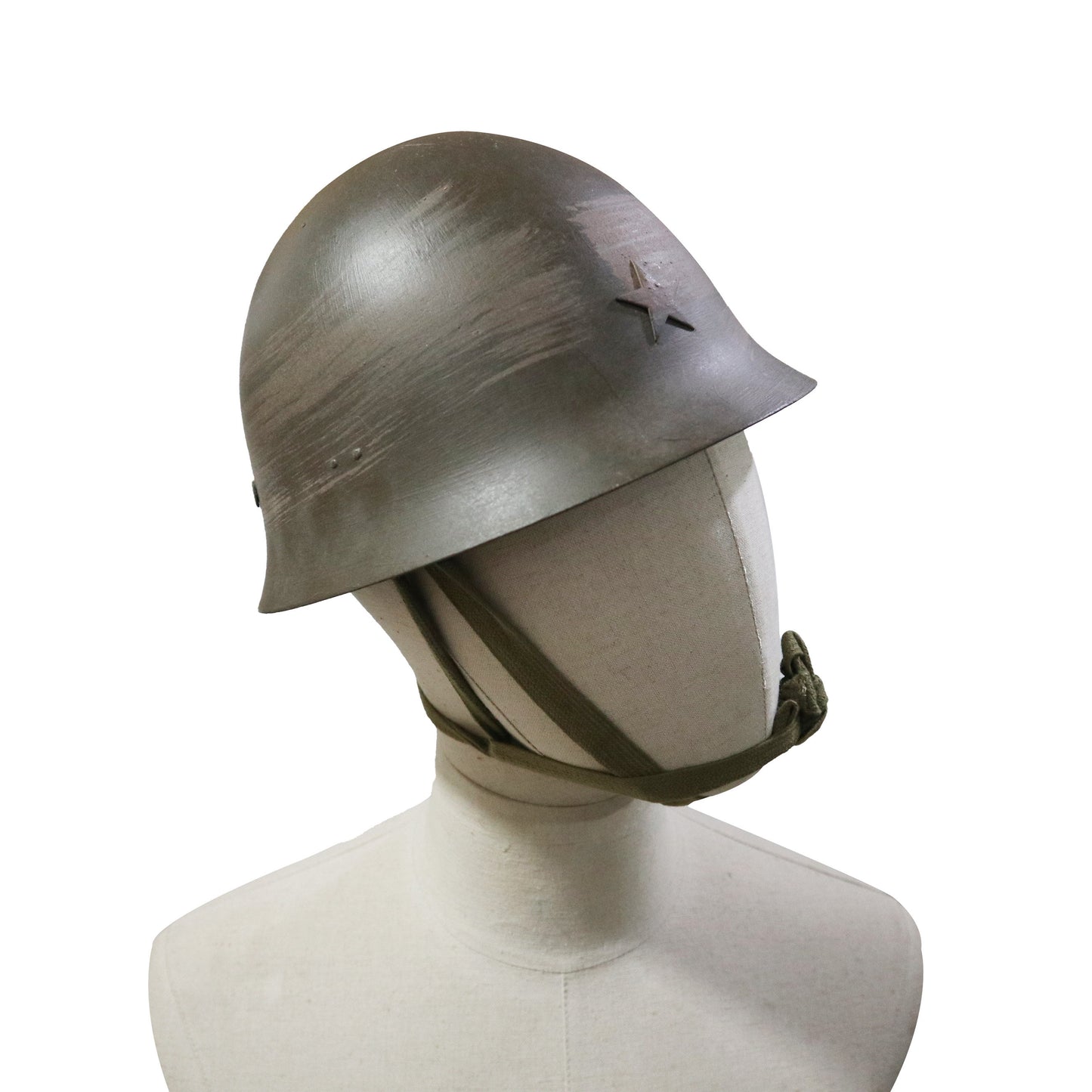 羽亭推荐原品90盔壳重漆cosplay重演现货收藏九零    Recommended by Yuting: Original‑issue Type‑90 helmet shell, repainted, in‑stock for cosplay, reenactment & collection