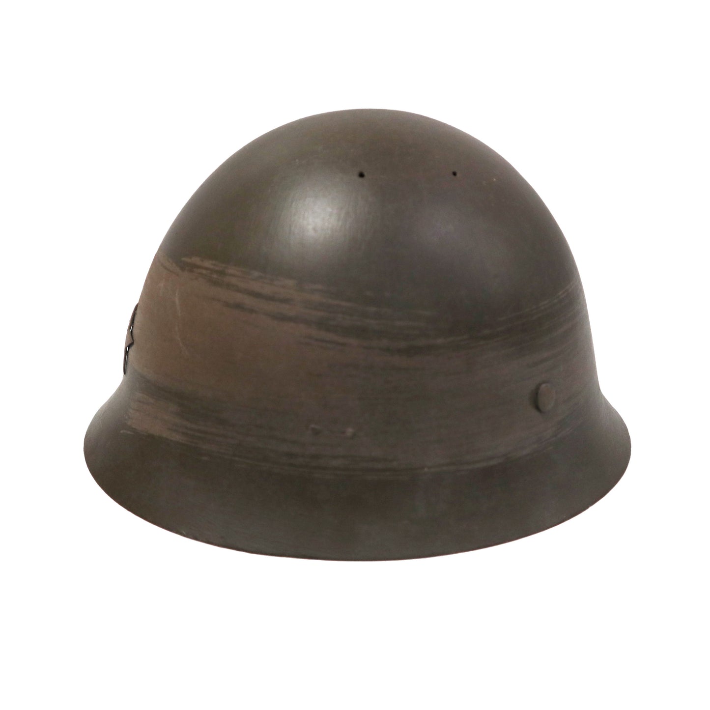 羽亭推荐原品90盔壳重漆cosplay重演现货收藏九零    Recommended by Yuting: Original‑issue Type‑90 helmet shell, repainted, in‑stock for cosplay, reenactment & collection