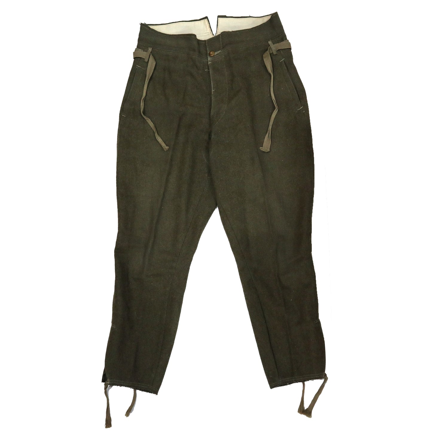 羽亭推荐原品三裤子毛呢现货保真博馆收藏Recommended by Yuting, original Size 3 woolen military trousers, authentic, museum‑collectible grade, in stock