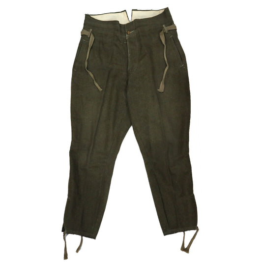 羽亭推荐原品三裤子毛呢现货保真博馆收藏Recommended by Yuting, original Size 3 woolen military trousers, authentic, museum‑collectible grade, in stock