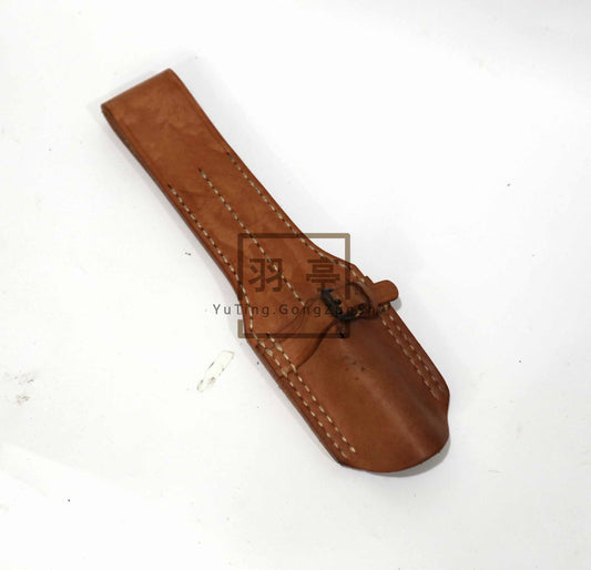 羽亭推荐早期皮挂村田皮质复制品   Recommended by Yuting: Reproduction early‑period leather frog/pouch hanger for Murata rifle