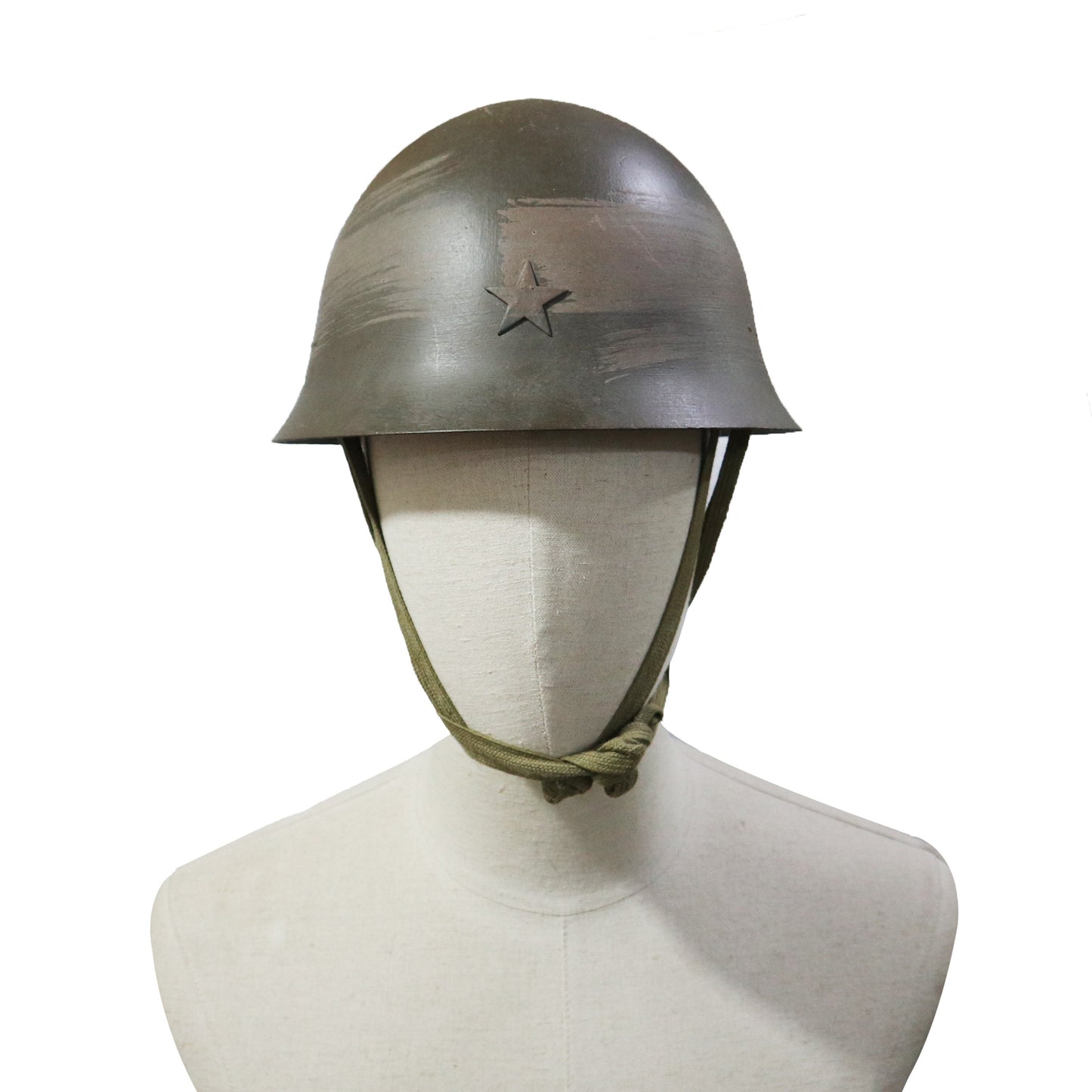 羽亭推荐原品90盔壳重漆cosplay重演现货收藏九零    Recommended by Yuting: Original‑issue Type‑90 helmet shell, repainted, in‑stock for cosplay, reenactment & collection