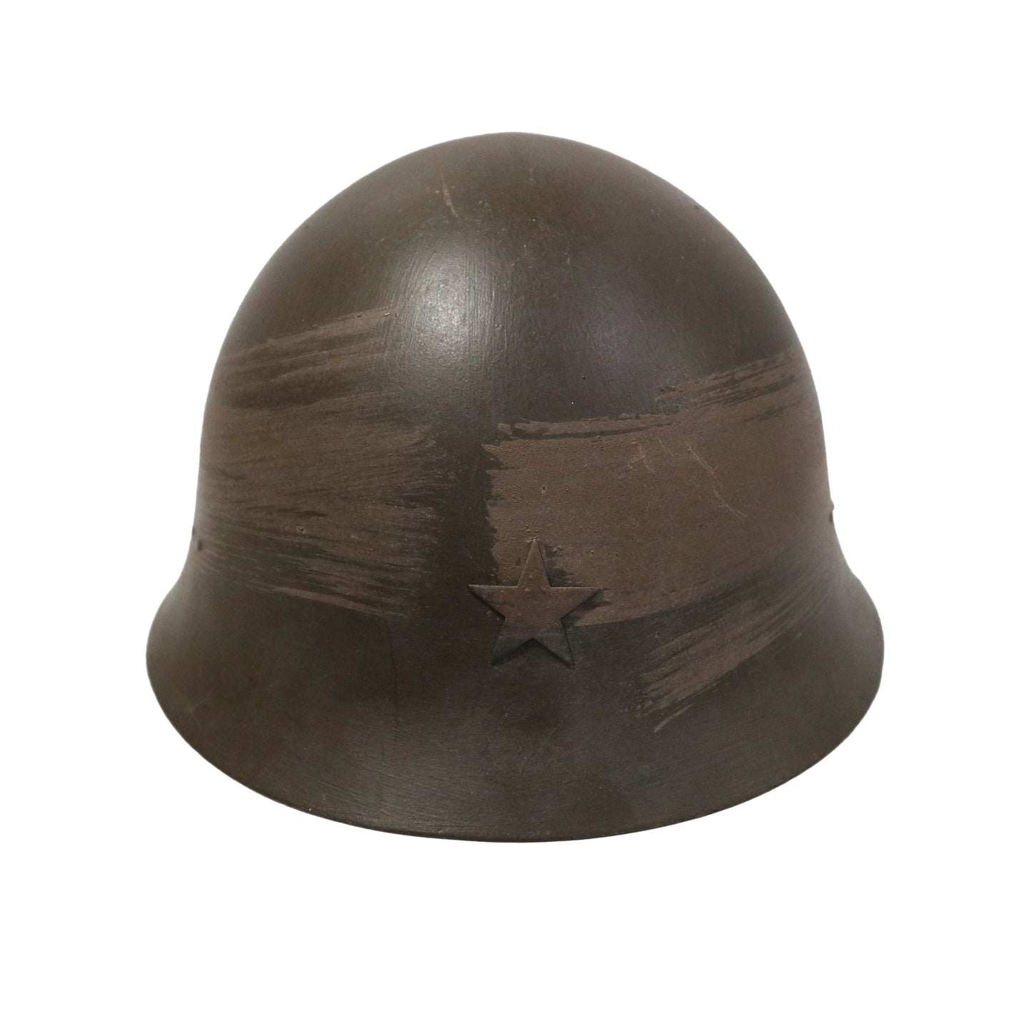羽亭推荐原品90盔壳重漆cosplay重演现货收藏九零    Recommended by Yuting: Original‑issue Type‑90 helmet shell, repainted, in‑stock for cosplay, reenactment & collection