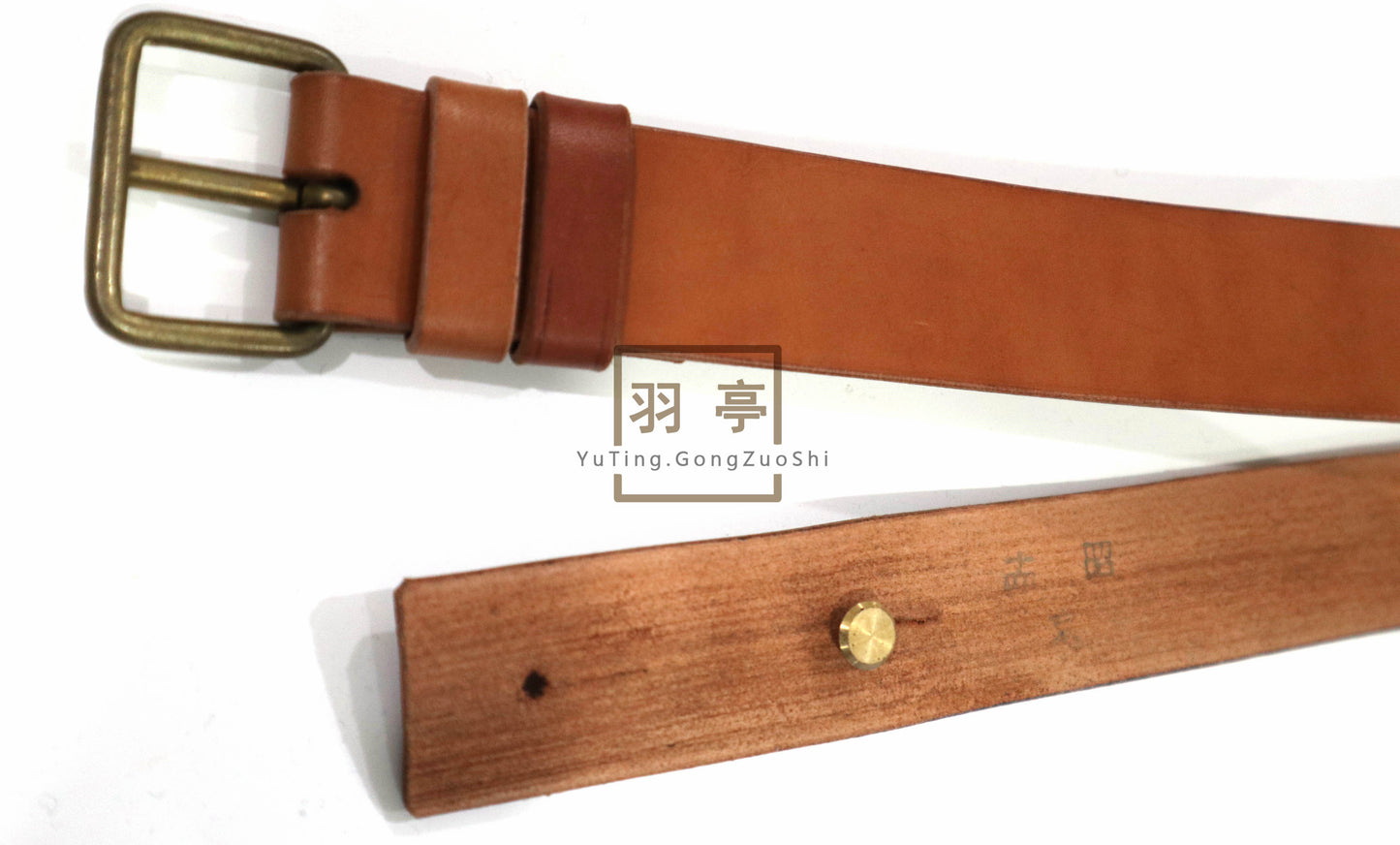 羽亭推荐99背带头层牛皮手工制作cosplay重演影视道具横店中影  Recommended by Yuting: Hand‑made top‑grain leather rifle sling for Type‑99 rifle, movie prop for cosplay, reenactment, Zhongying & Hengdian studio