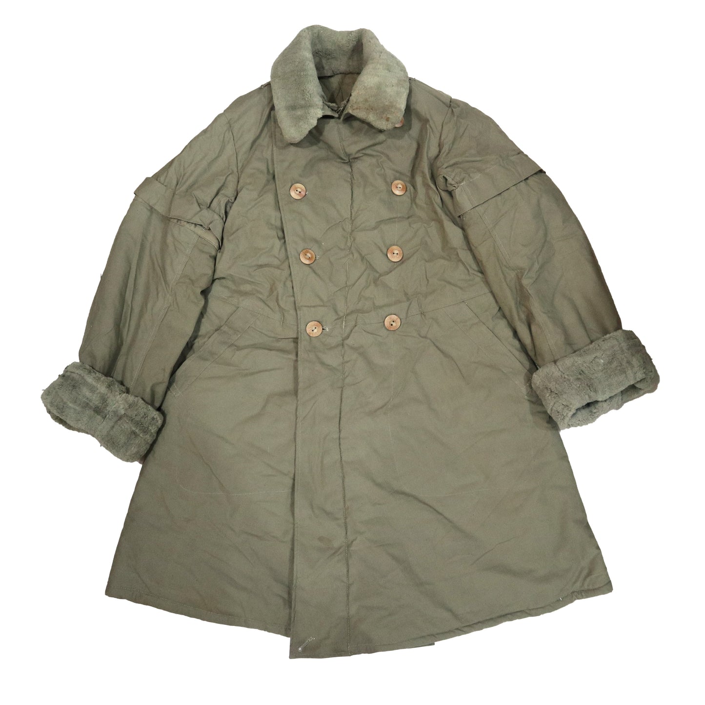 羽亭推荐朝鲜以东原品大衣防寒兵用现货保真博馆收藏Recommended by Yuting, original North‑Korean soldier winter cold‑proof overcoat, authentic, museum‑collectible grade, in stock
