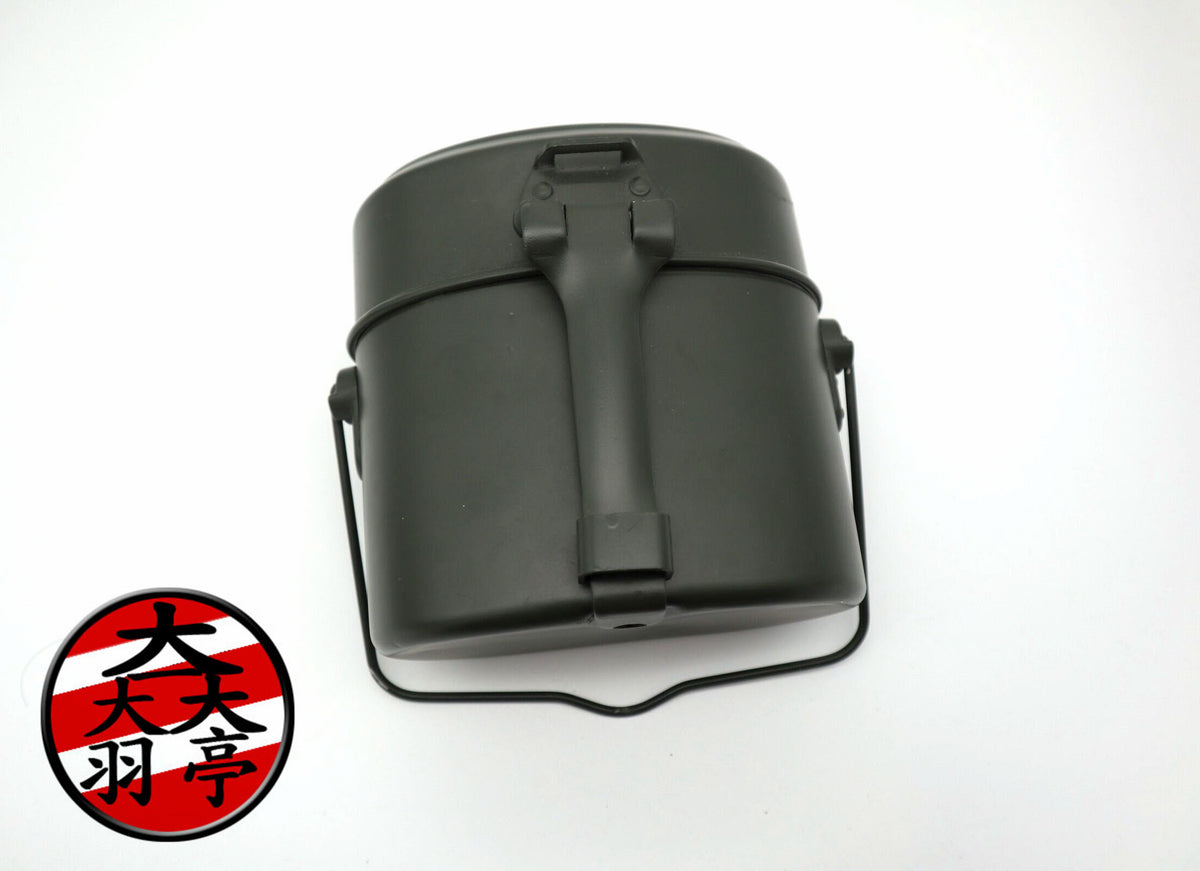 羽亭推荐复制德军饭盒m31型cos重演收藏    Yuting Recommended, Reproduction German‑Style M31 Mess Kit, for Cosplay, Reenactment & Collecting