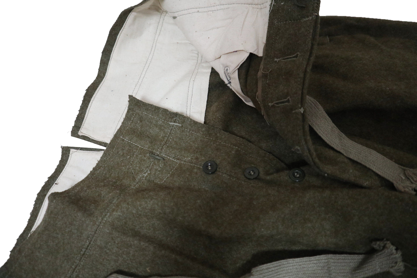 羽亭推荐原品毛呢裤子全新未使用满产红色主题教育博馆展出Original woolen trousers recommended by Yuting, brand‑new and unused, exhibited at the Manchan Red‑themed Education Museum