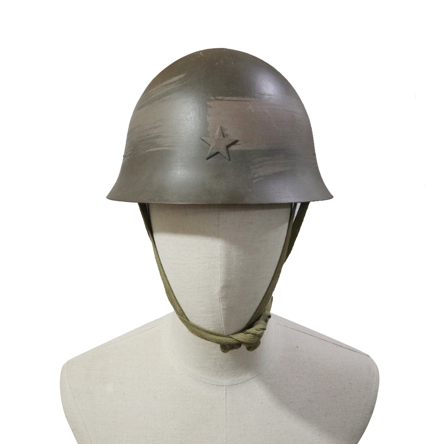 羽亭推荐原品90盔壳重漆cosplay重演现货收藏九零    Recommended by Yuting: Original‑issue Type‑90 helmet shell, repainted, in‑stock for cosplay, reenactment & collection