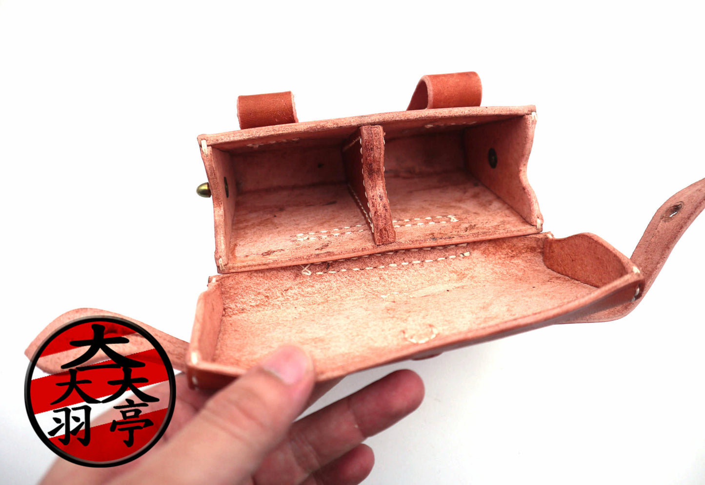羽亭推荐出口版皮具38前盒后盒油壶腰带头层牛皮   Recommended by Yuting: Export‑grade top‑grain leather set, Type‑38 front & rear ammo pouches, gun oiler, waist belt