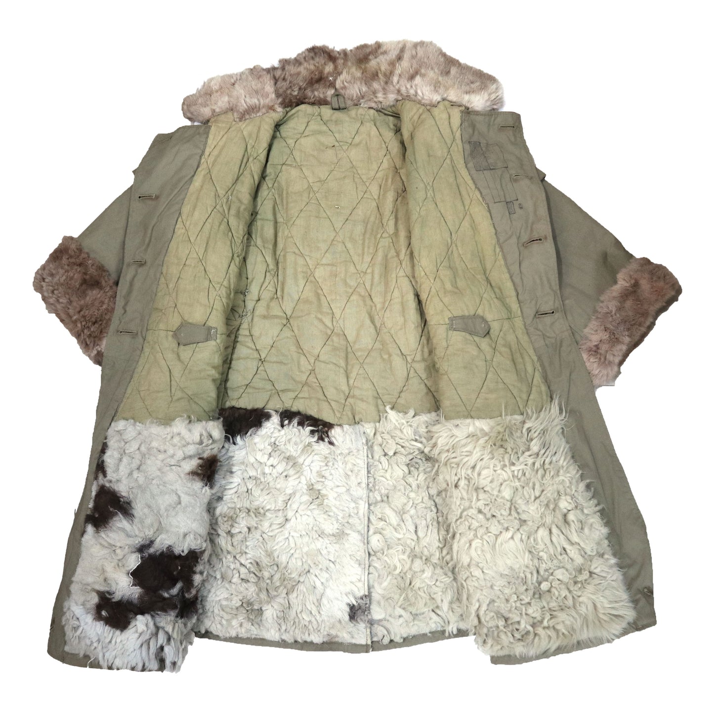 羽亭推荐朝鲜以东原品大衣防寒兵用现货保真博馆收藏2Recommended by Yuting, original North‑Korean soldier winter cold‑proof overcoat, Size 2, authentic, museum‑collectible grade, in stock