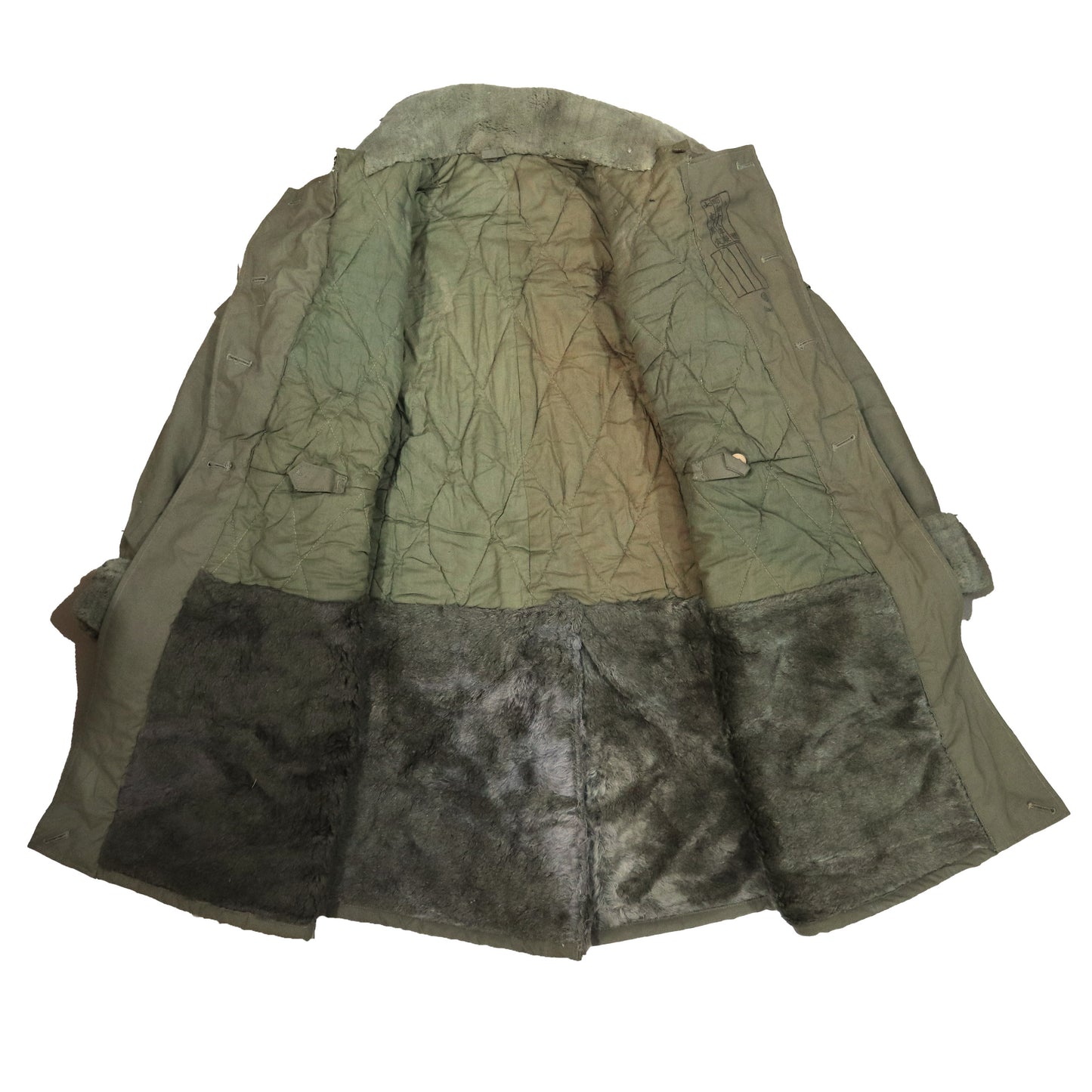 羽亭推荐朝鲜以东原品大衣防寒兵用现货保真博馆收藏Recommended by Yuting, original North‑Korean soldier winter cold‑proof overcoat, authentic, museum‑collectible grade, in stock