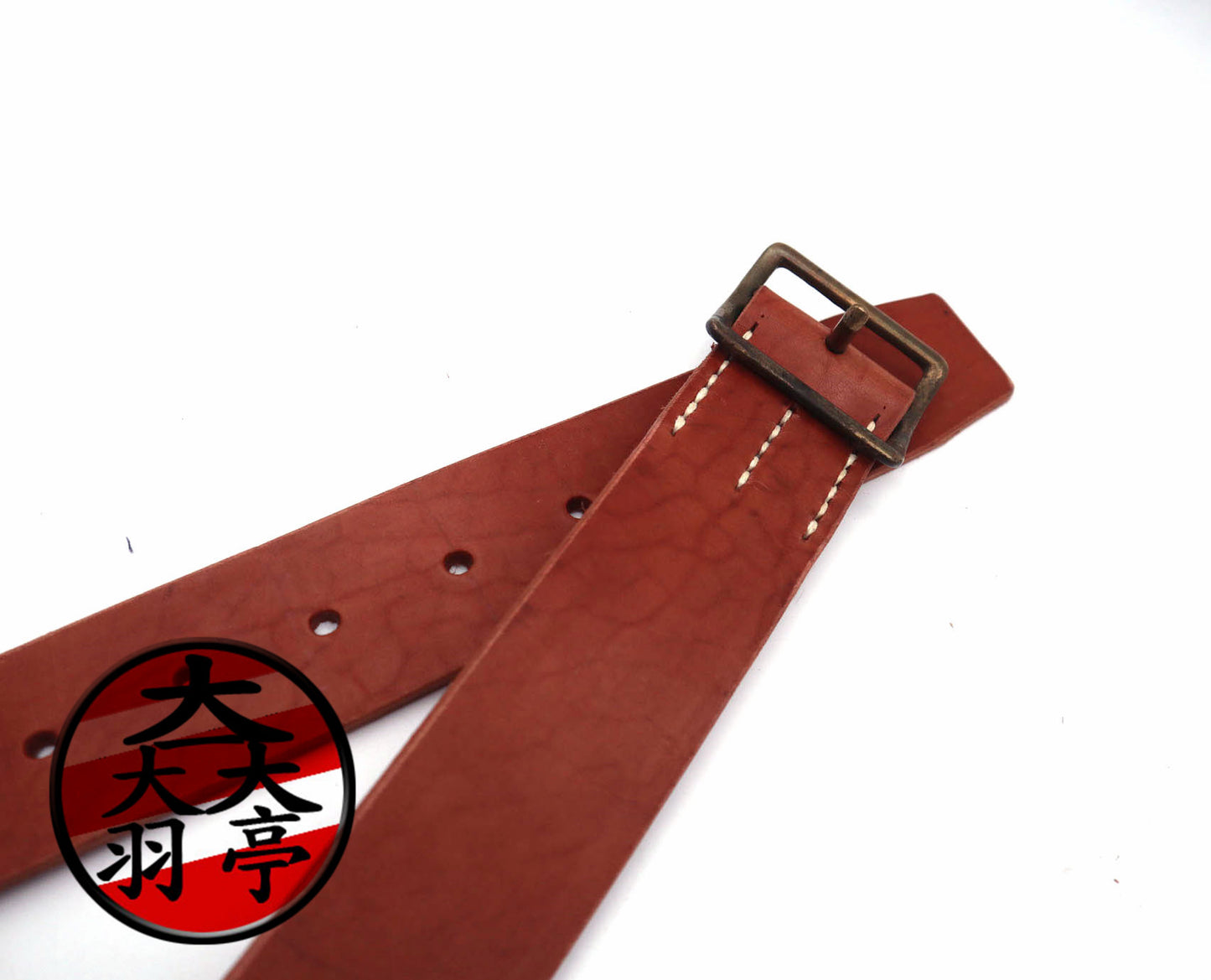 羽亭推荐出口版皮具38前盒后盒油壶腰带头层牛皮   Recommended by Yuting: Export‑grade top‑grain leather set, Type‑38 front & rear ammo pouches, gun oiler, waist belt