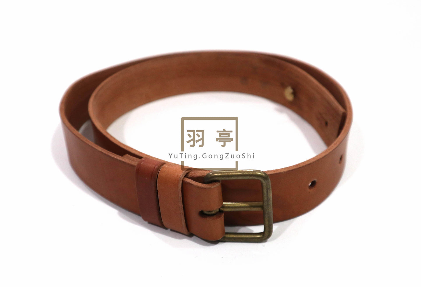 羽亭推荐99背带头层牛皮手工制作cosplay重演影视道具横店中影  Recommended by Yuting: Hand‑made top‑grain leather rifle sling for Type‑99 rifle, movie prop for cosplay, reenactment, Zhongying & Hengdian studio