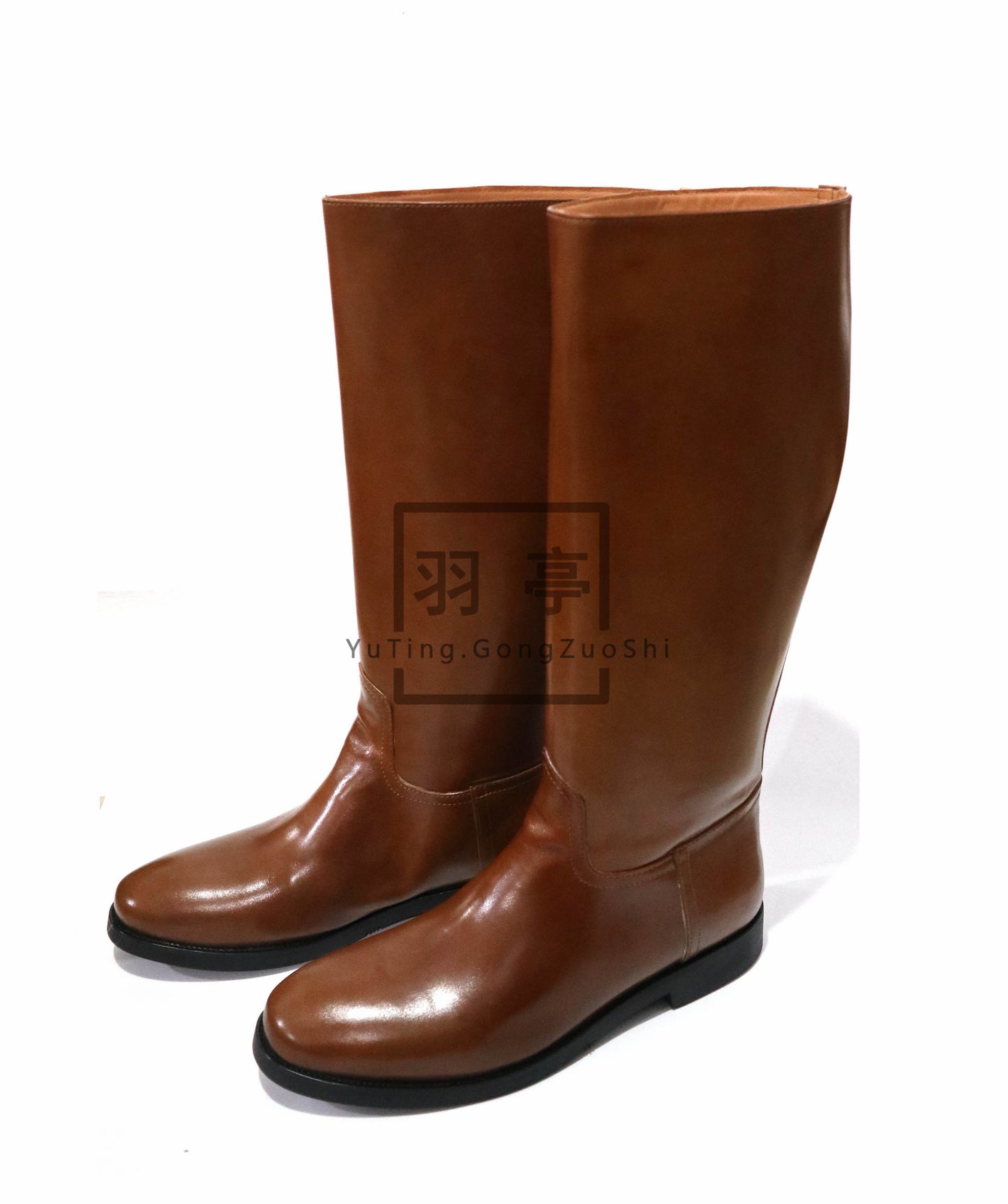 羽亭推荐复制长筒靴马靴马术马具 cos 重演皮质裤子装备 wwRecommended by Yuting: Reproduction tall riding boots, equestrian gear, cosplay & historical reenactment leather‑pants set ww