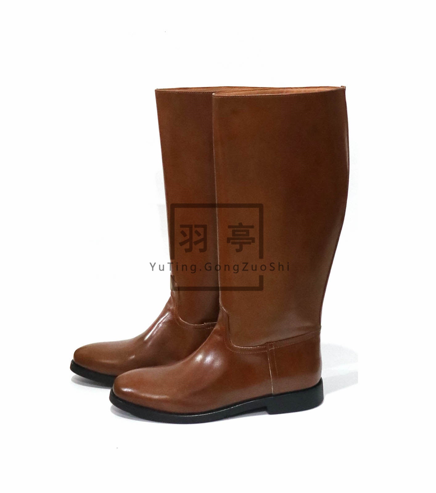 羽亭推荐复制长筒靴马靴马术马具 cos 重演皮质裤子装备 wwRecommended by Yuting: Reproduction tall riding boots, equestrian gear, cosplay & historical reenactment leather‑pants set ww