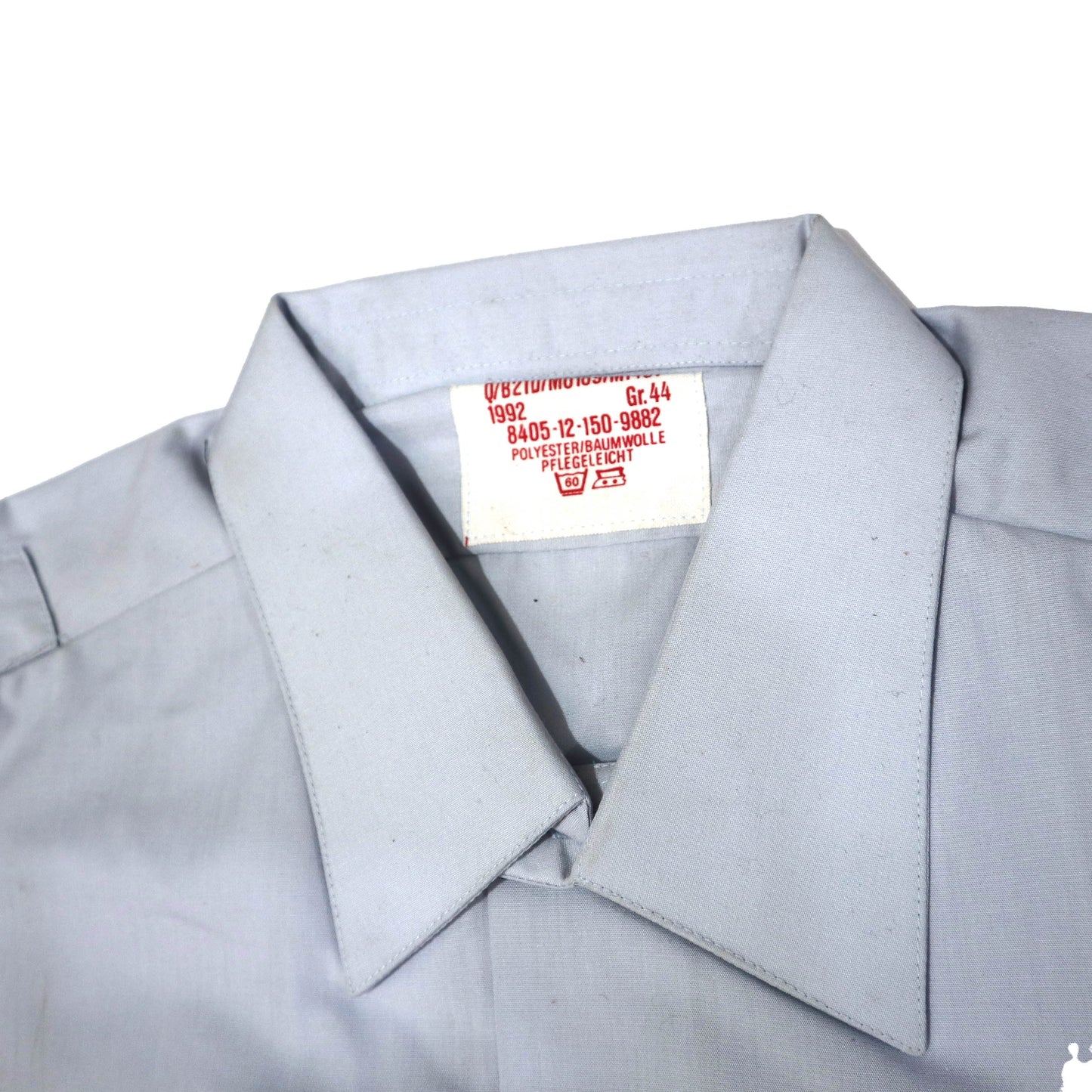 羽亭推荐联邦德国原品蓝色衬衣cosplay重演现货收藏Recommended by Yuting, original West‑German blue service shirt, for cosplay & historical reenactment, collectible, in stock